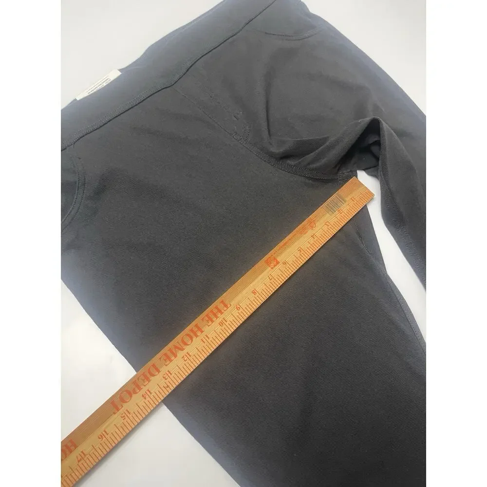 Hue Women's Yoga Stretch & Soft Wide Waistband Denim Leggings, True Black XXL‎